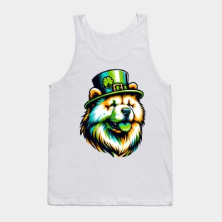 Chow Chow Celebrates Saint Patrick's Day Tank Top